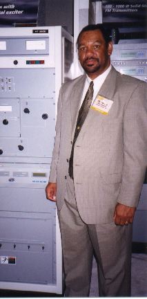 Photo: Harris Radio RF rep Ellis Terry 